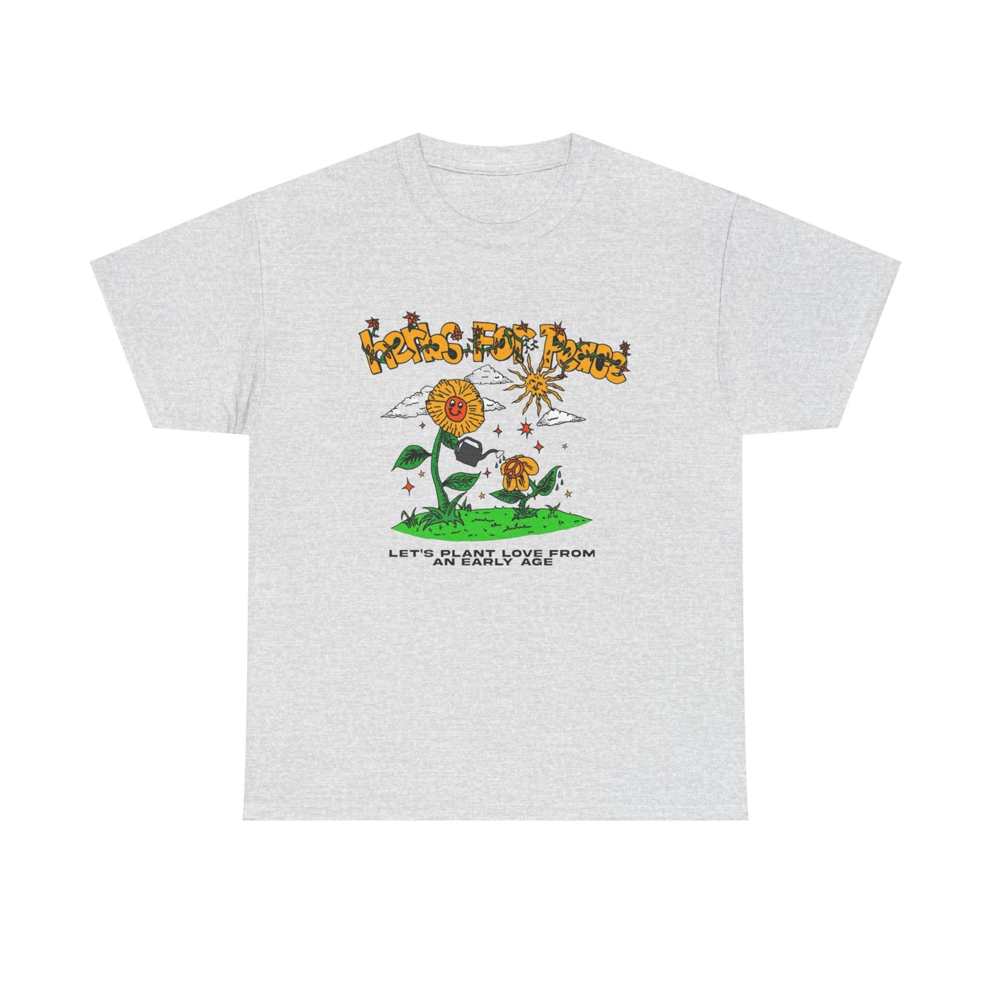 Herbs For Peace Graphic T Shirt NEW Adult Unisex Heavy Cotton Tee
