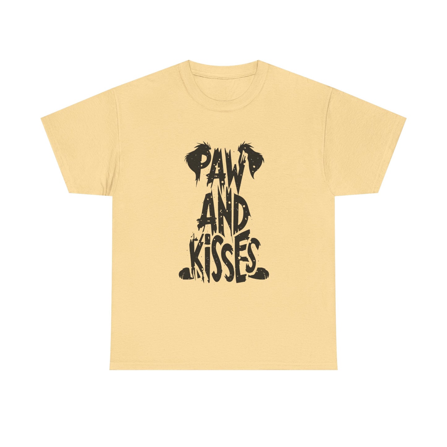 Paws And Kisses Dogs Graphic T Shirt NEW ADULT