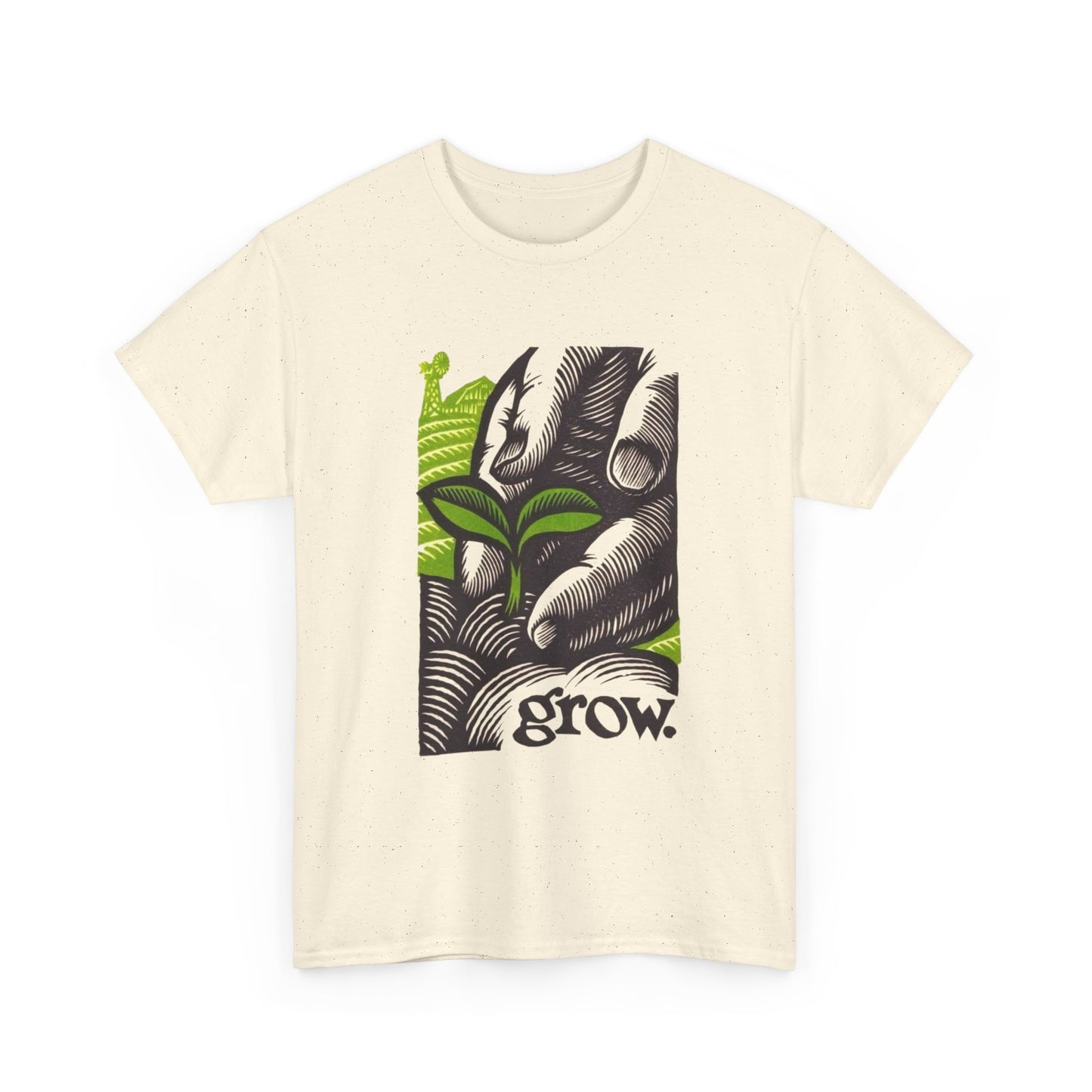 Green Thumb Farmers Grow T-Shirt NEW Gift Unisex Heavy Cotton Tee