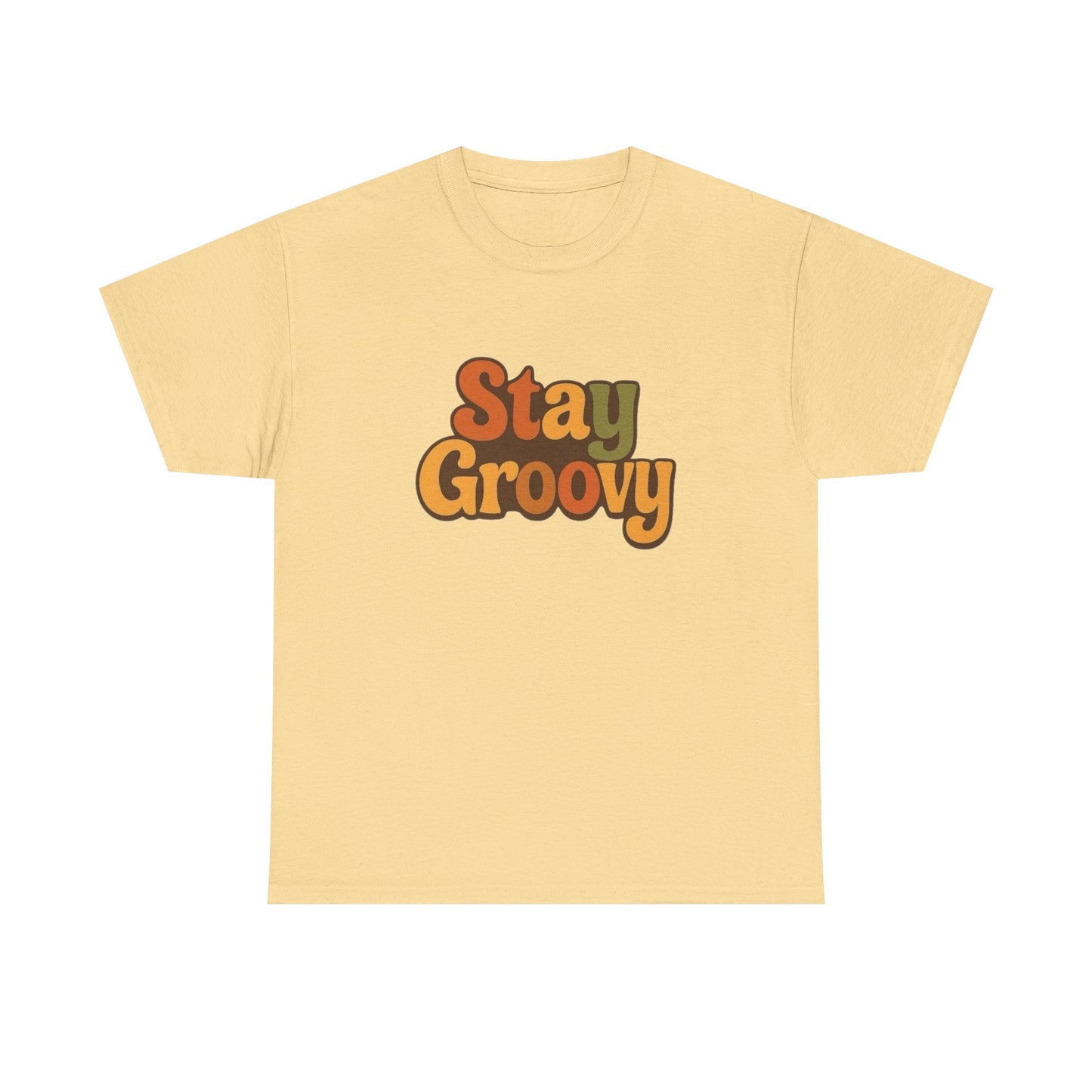 Stay Groovy Graphic T Shirt NEW Adult Regular Sizing Tee