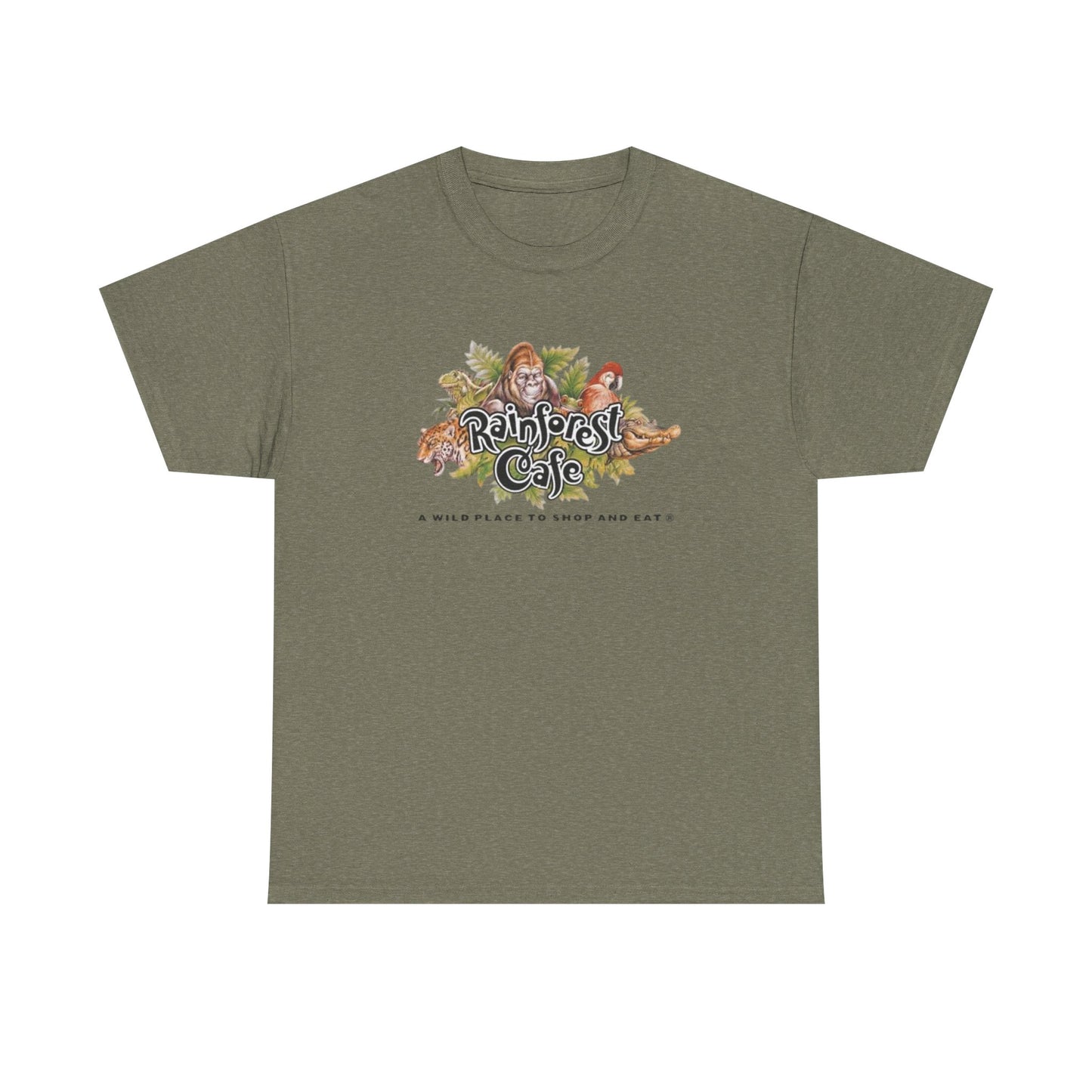 Rainforest Cafe Vintage Graphic T Shirt Unisex Heavy Cotton Tee