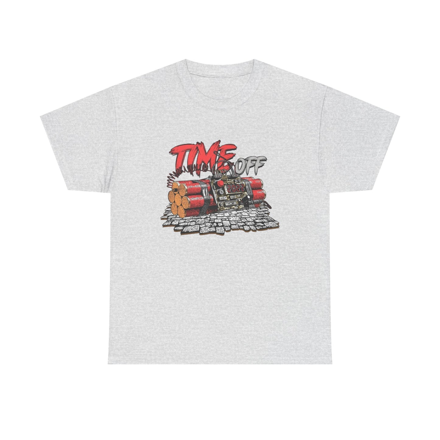 Time Off Time Bomb Graphic T Shirt NEW GIFT Unisex Heavy Cotton Tee