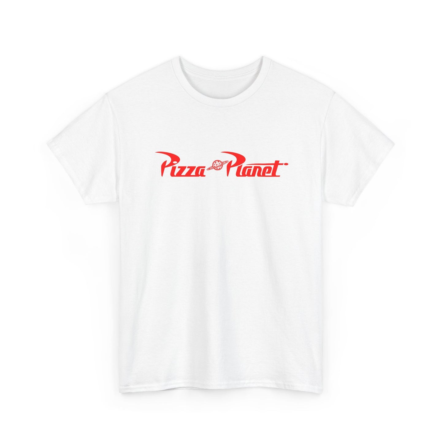 Pizza Planet Shirt Funny Graphic Toy Story Movie Retro 90s Unisex Heavy Cotton