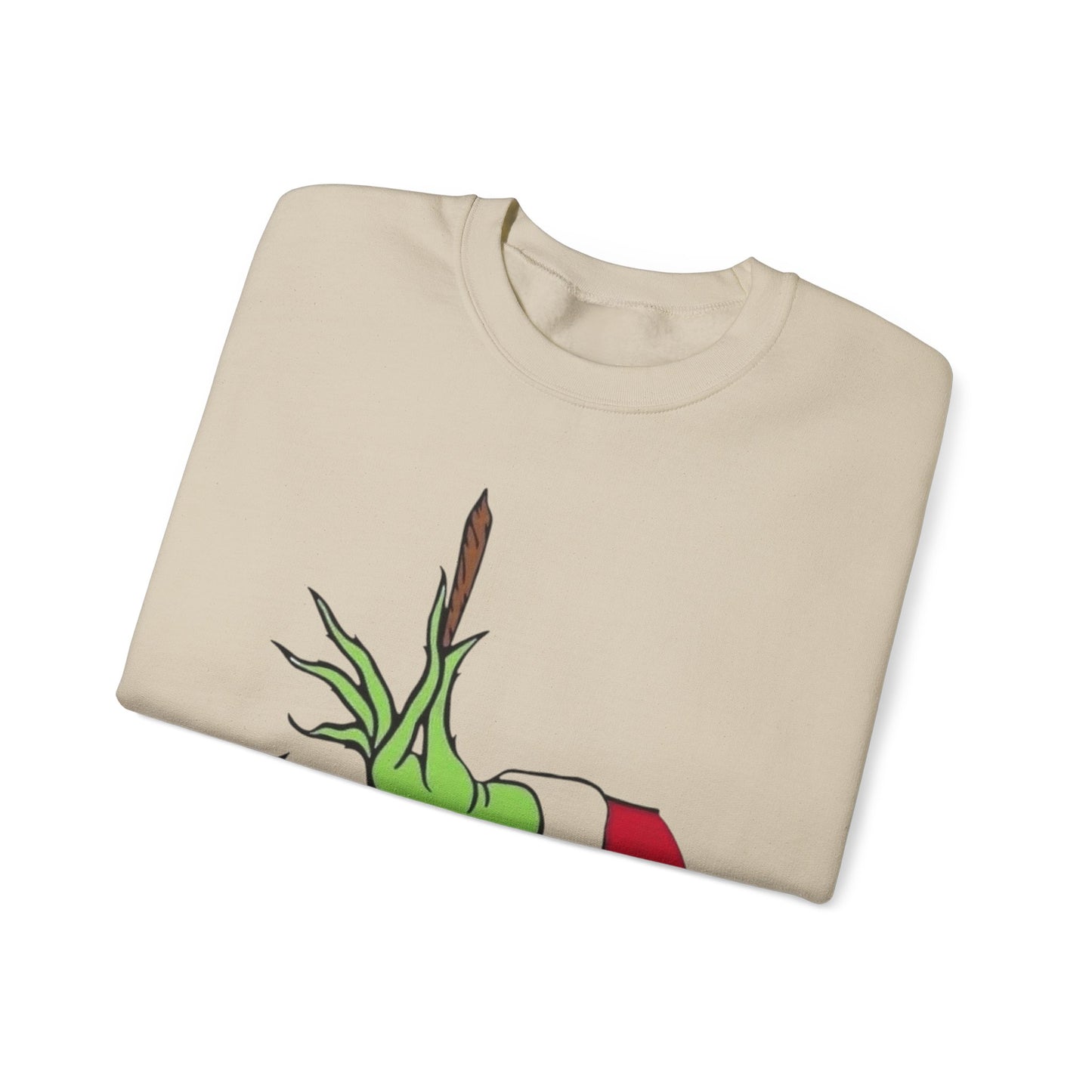 Merry Weedmas The Grinch Funny Sweater NEW Heavy Blend™ Crewneck Sweatshirt
