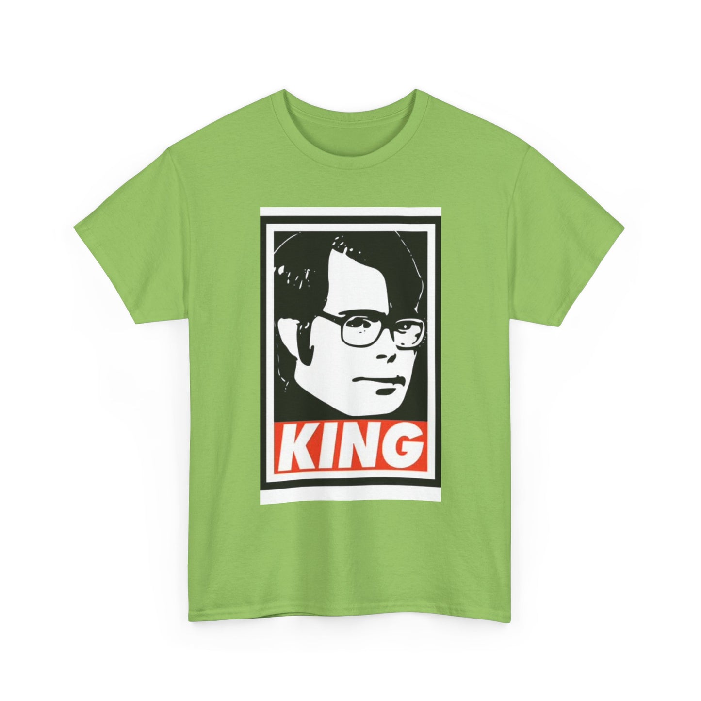 Stephen King Shirt Retro Poster Horror Funny Gift Scary Unisex Heavy Cotton Tee