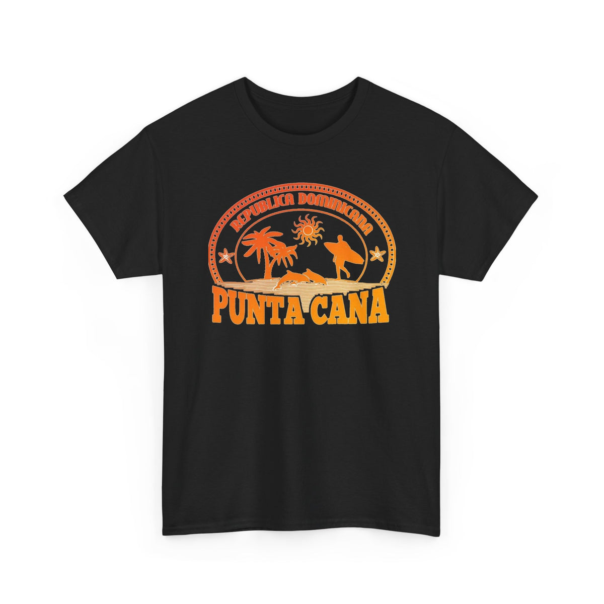 Punta Cana Graphic T Shirt Men's Dominican Republic Heavy Cotton Tee