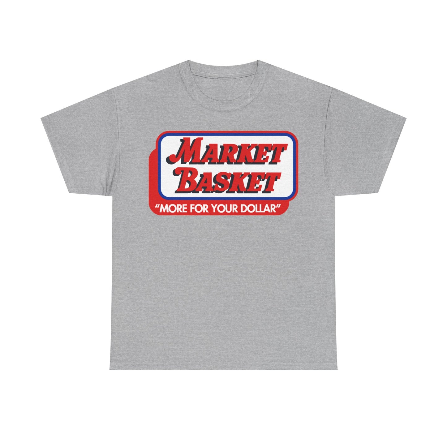 Boston vintage New England market basket patriots Heavy Cotton Tee