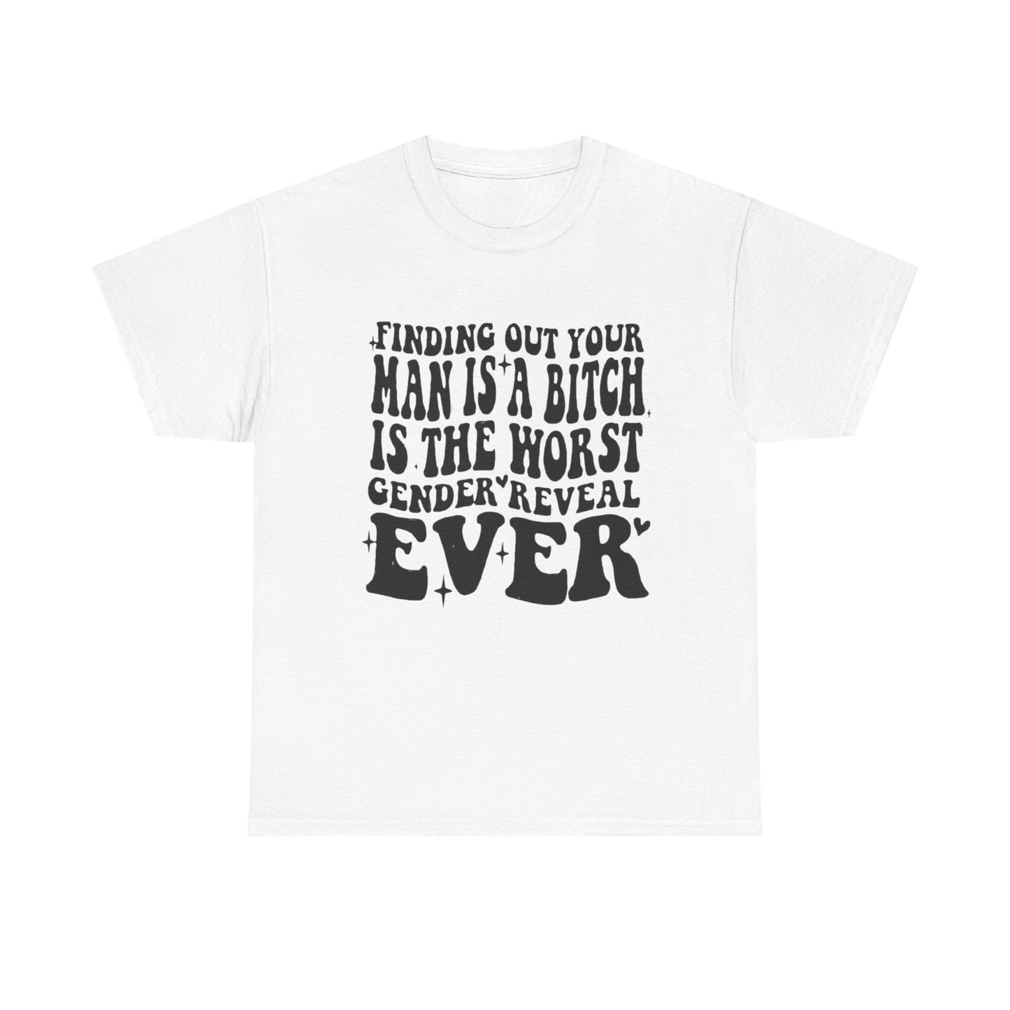 Funny Boyfriend Terrible Gender Reveal Graphic T Shirt Unisex Heavy Cotton Tee