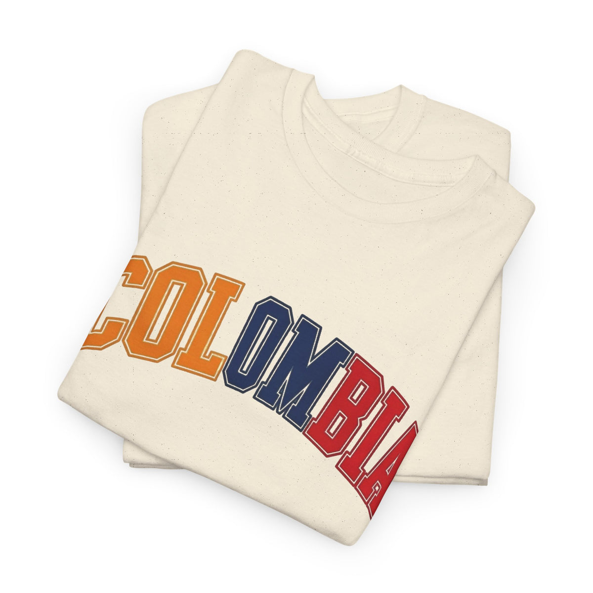 Colombia Graphic T Shirt Men's Classic Travel NEW Heavy Cotton Tee