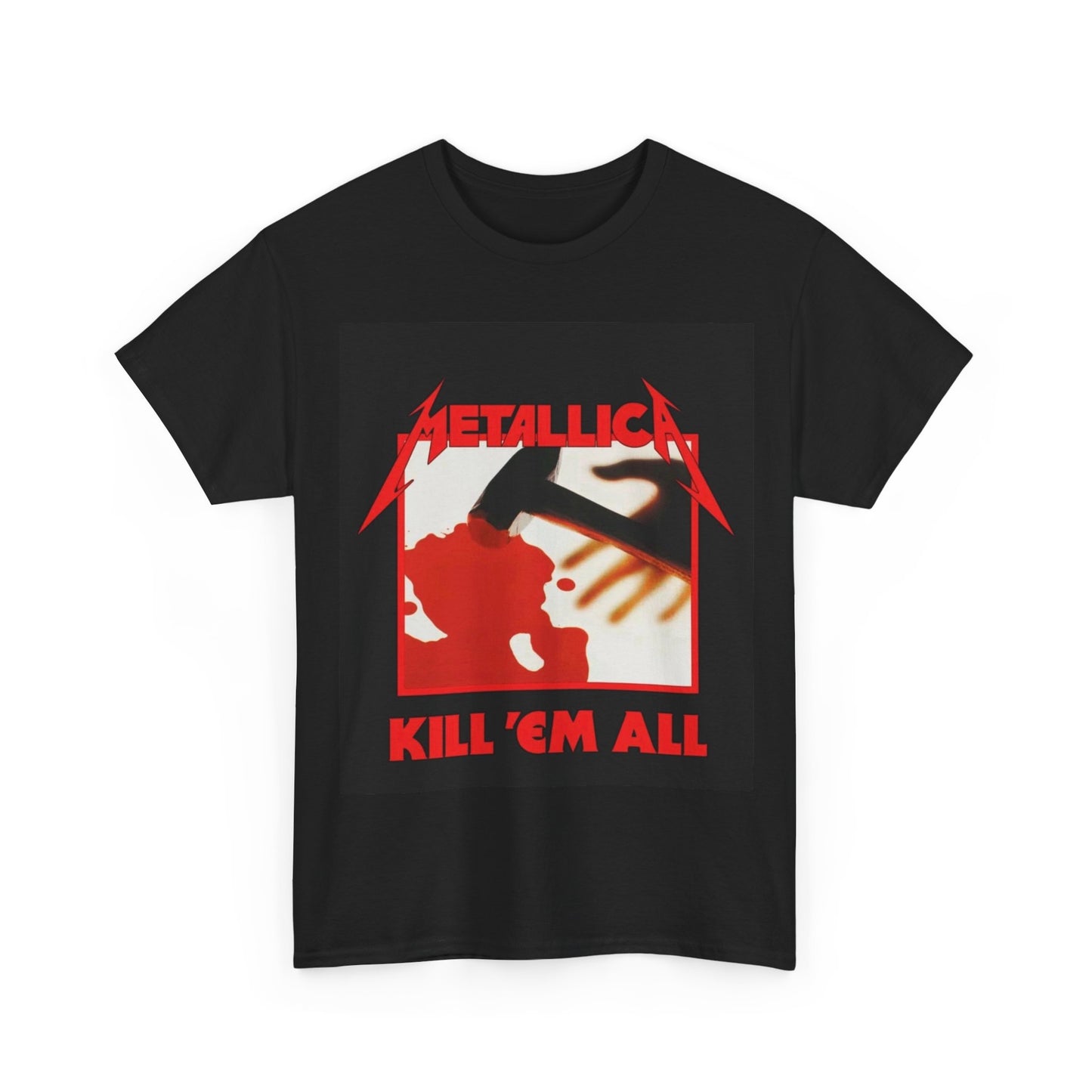 Metallica T-shirt vintage graphic retro rock metal Unisex Heavy Cotton Tee