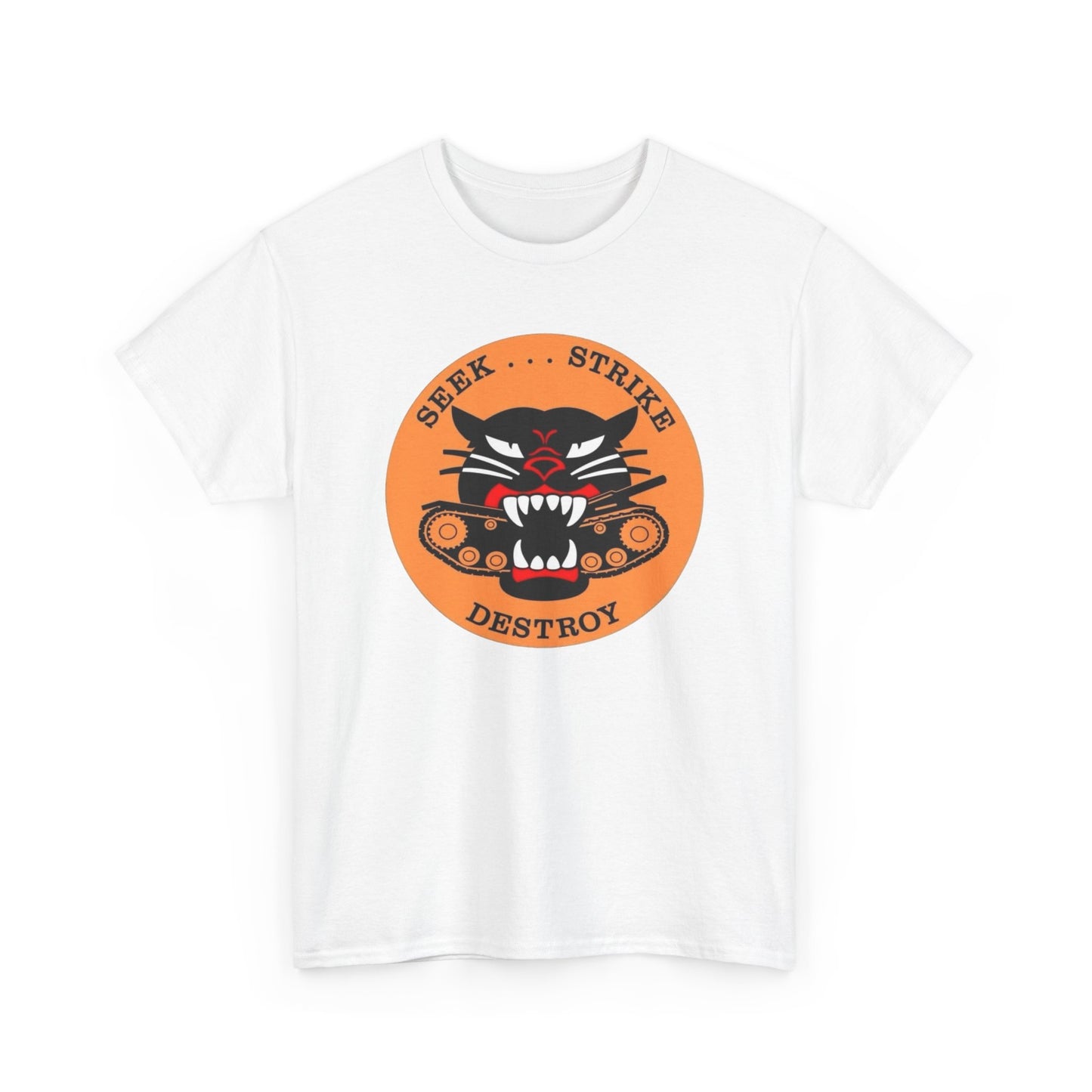Seek Strike Destroy Graphic T Shirt NEW Unisex Heavy Cotton Tee