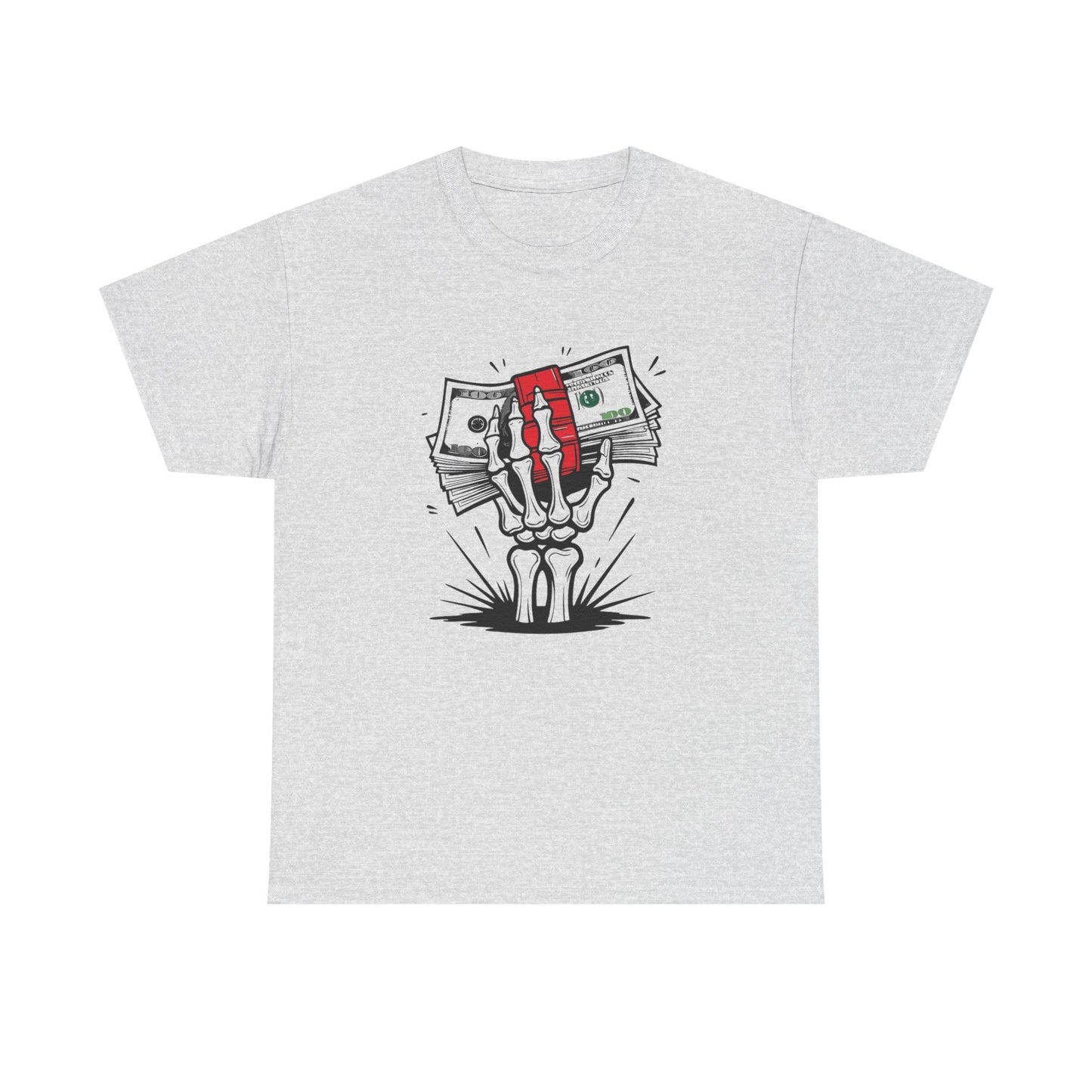 Dead Rich From The Grave Graphic T Shirt Unisex Heavy Cotton Tee
