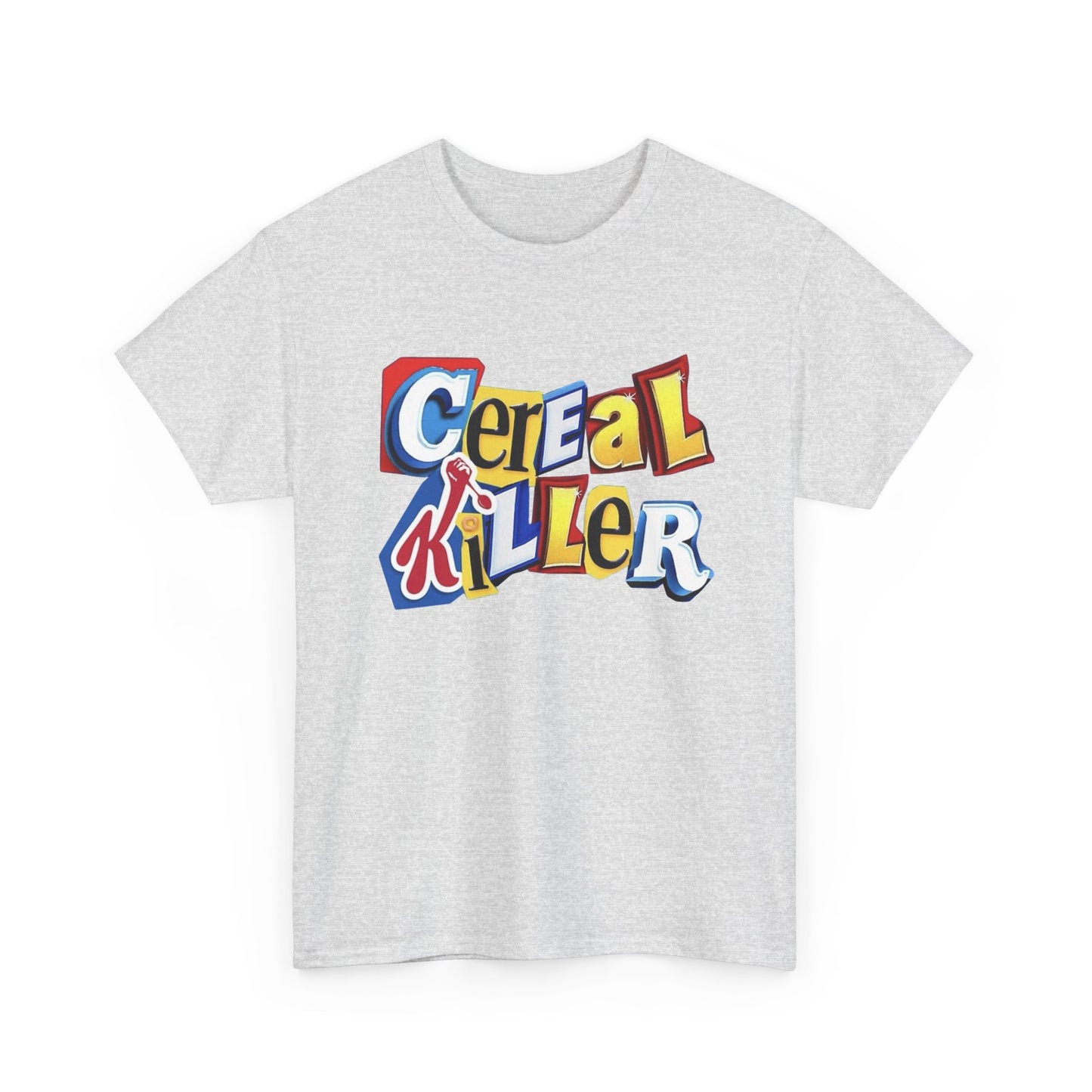 Cereal Killer Funny Graphic T Shirt NEW Adult Regular Sizing Tee
