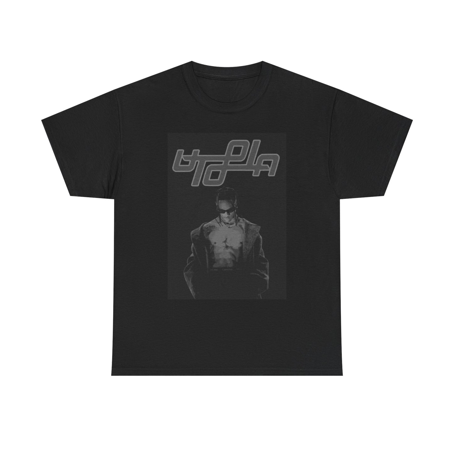 Utopia Graphic T Shirt Retro Vintage Rap  Unisex Heavy Cotton Tee