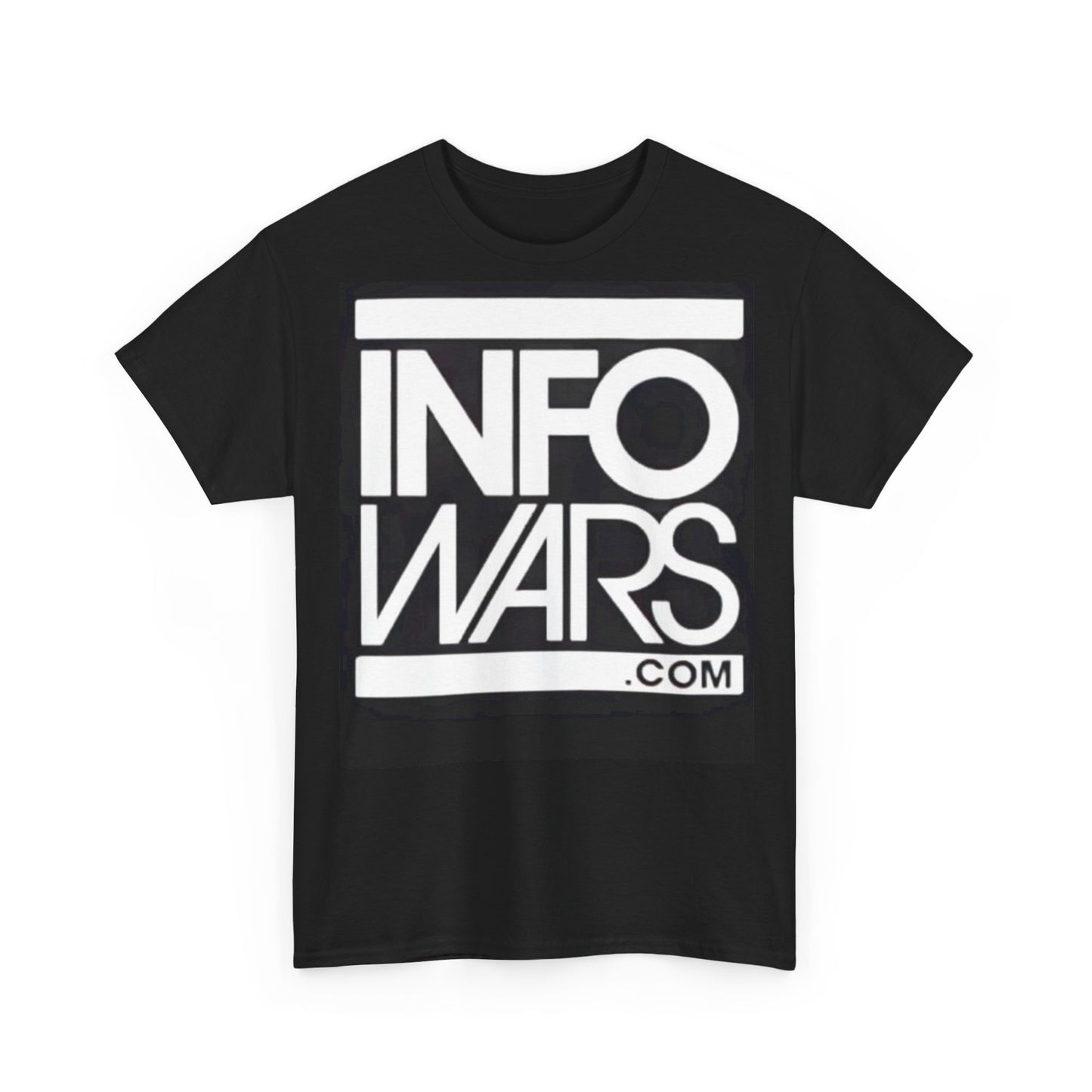 Info Wars Tshirt Alex Jones Rogan American Funny Podcast Unisex Heavy Cotton Tee