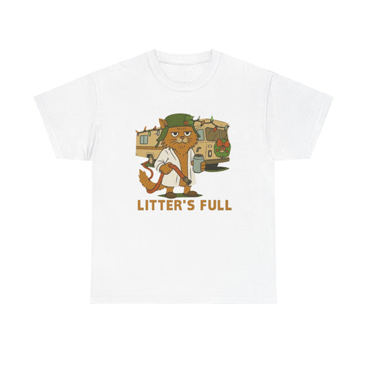 Litters Full Hilarious Cat Graphic T Shirt NEW ADULT Tee