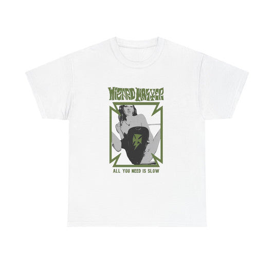 Wizard Master Poster Vintage Graphic T Shirt Unisex Heavy Cotton Tee
