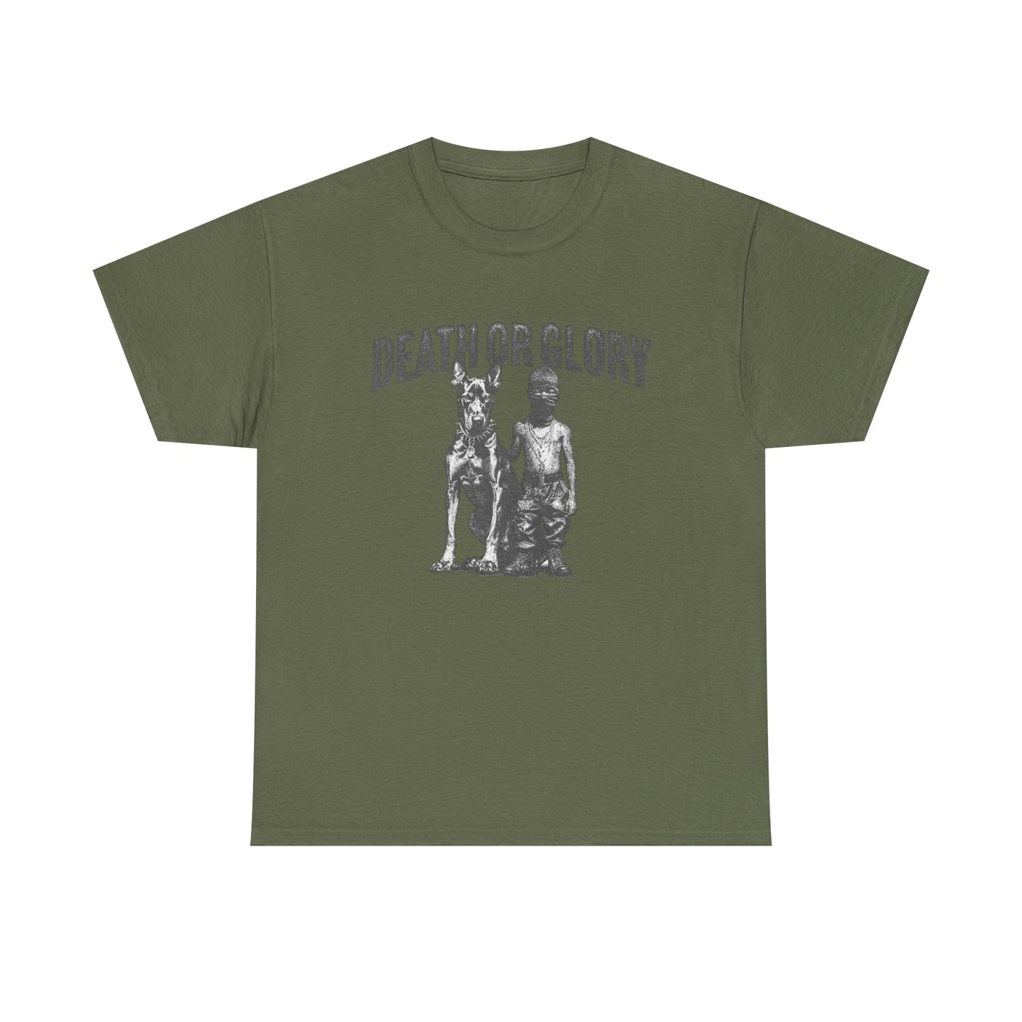 Death Or Glory T Shirt Graphic Unisex Heavy Cotton Tee NEW GIFT