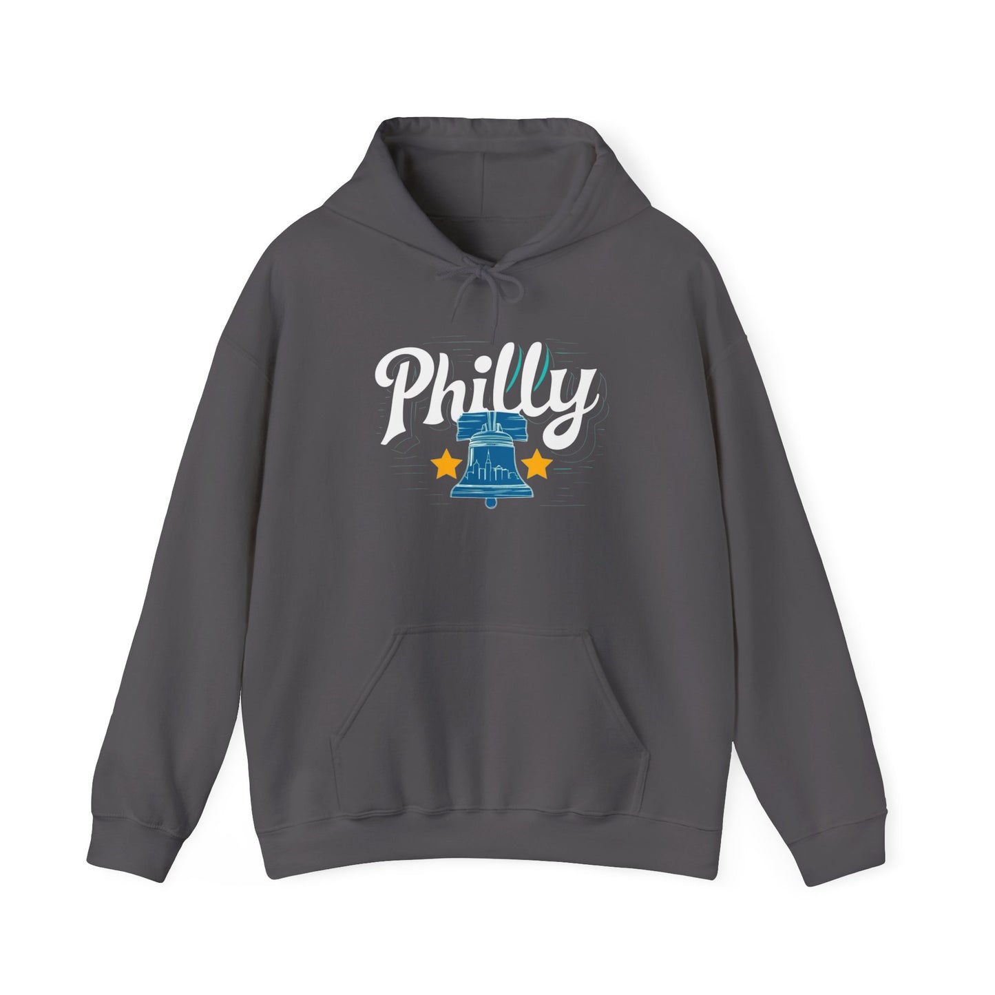 Philly City Retro Graphic Hoodie Unisex Heavy Blend™ Hooded Sweatshirt
