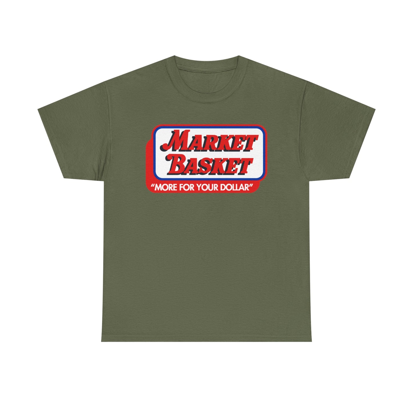 Boston vintage New England market basket patriots Heavy Cotton Tee
