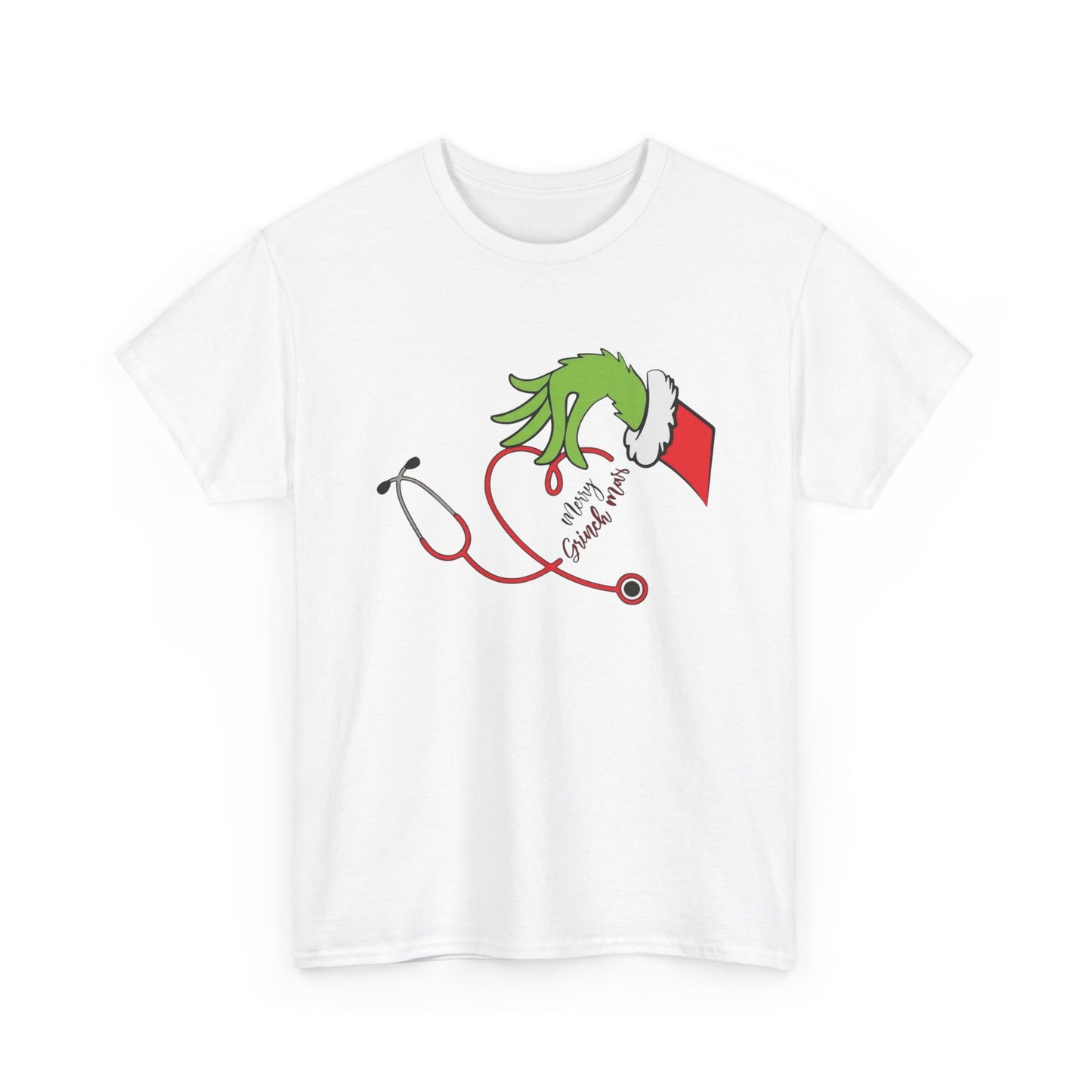 Grinch Doctor Nurse Graphic T Shirt NEW Unisex Heavy Cotton Tee