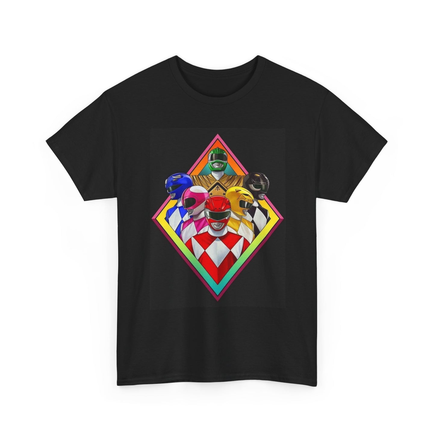 Power Rangers Vintage Shirt Apparel BRAND NEW Unisex Heavy Cotton Tee