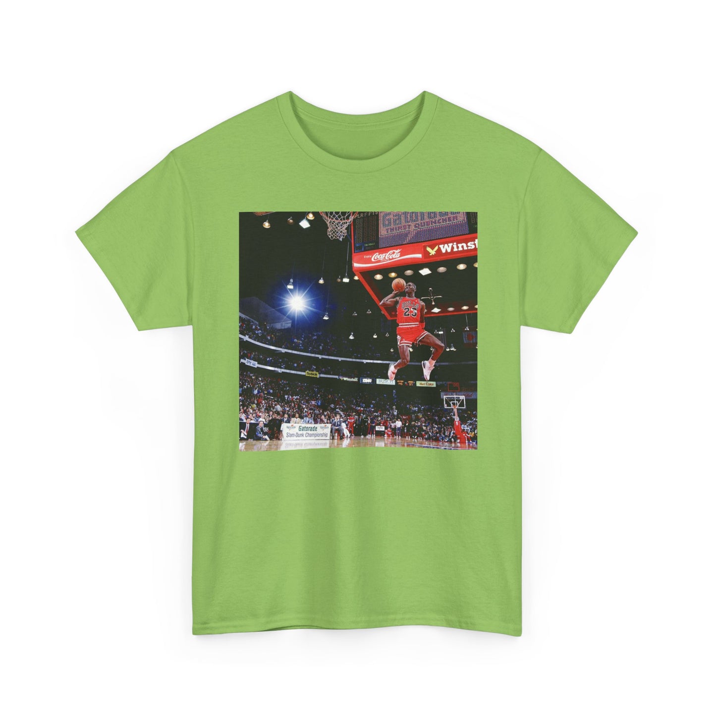 Michael Jordan Graphic T Shirt Retro Dunk Contest Unisex Heavy Cotton Tee