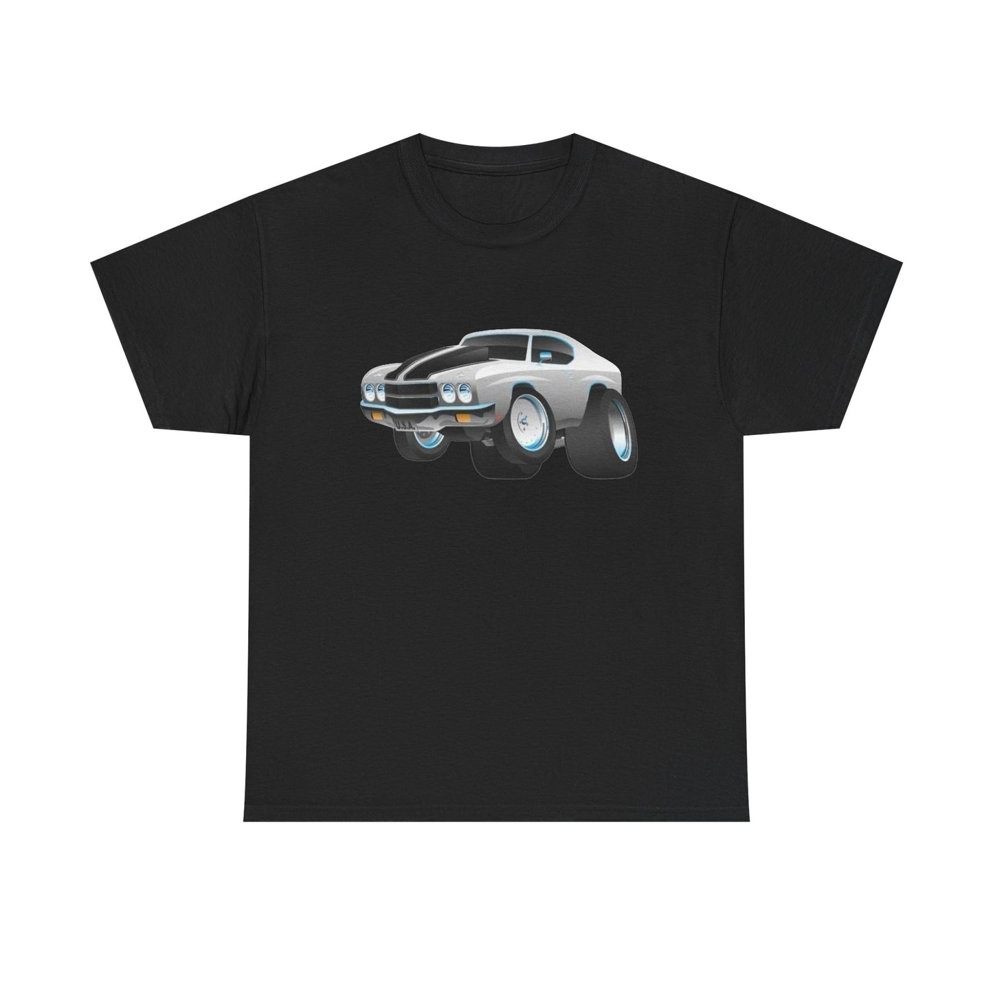 70 Chevelle SS Muscle Car Graphic T Shirt Unisex Heavy Cotton Tee NEW
