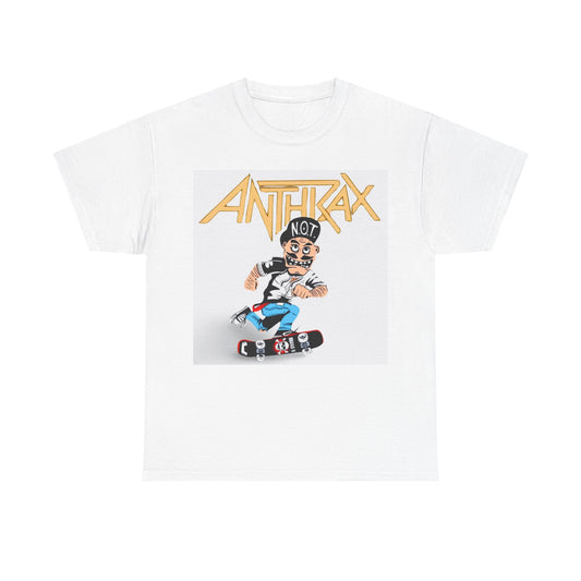 Anthrax Tshirt Punk Rock Vintage Skateboarding Unisex Heavy Cotton Tee