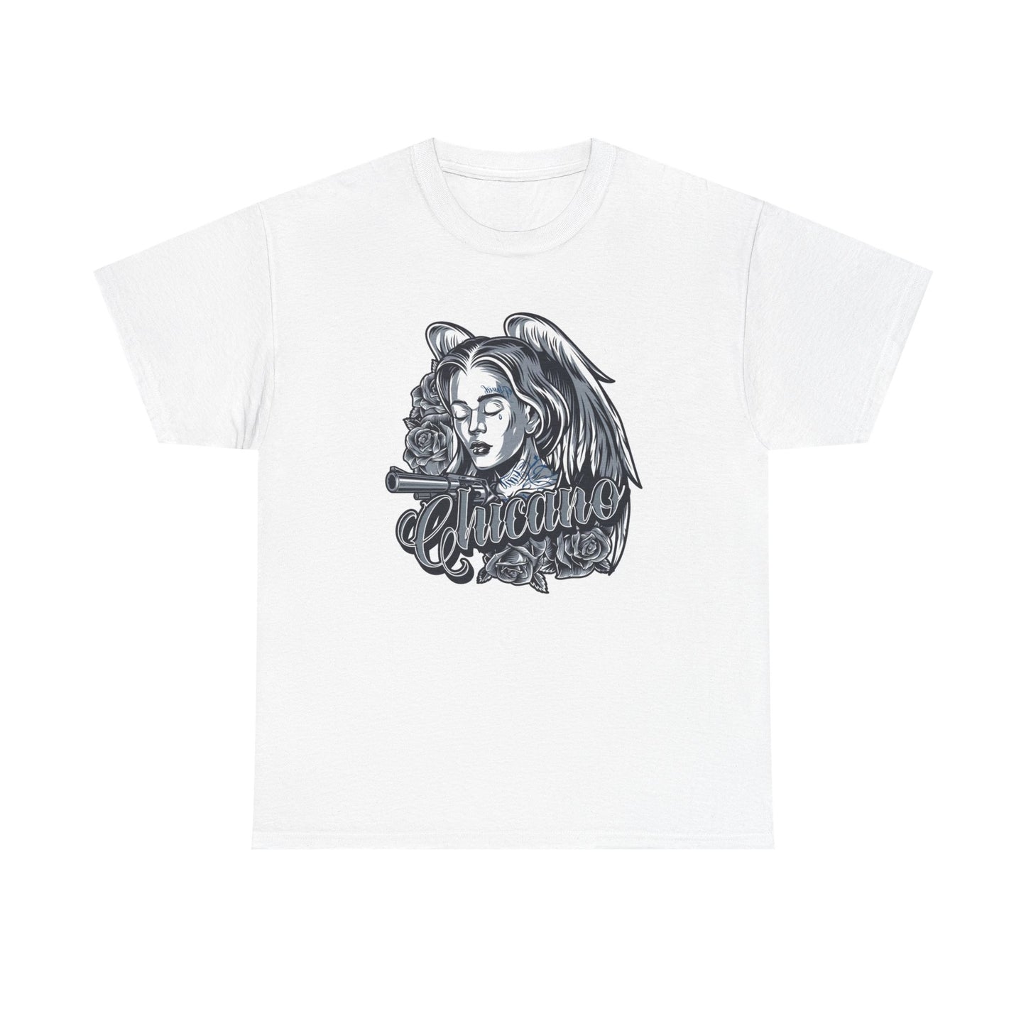 Chicano Mexico Graphic T Shirt Adult NEW Unisex Heavy Cotton Tee