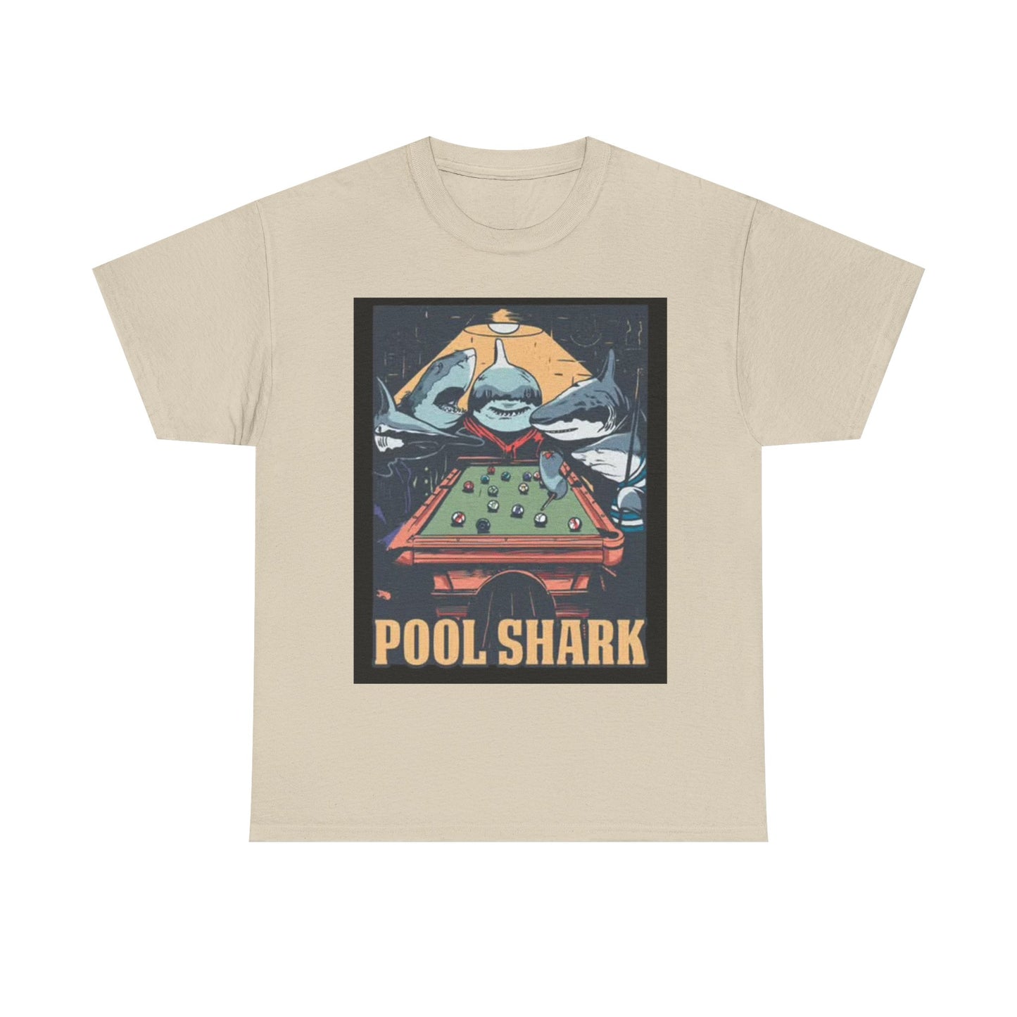 Pool Shark T Shirt Retro Funny Graphic T Vintage Pool Hall Rogan Unisex