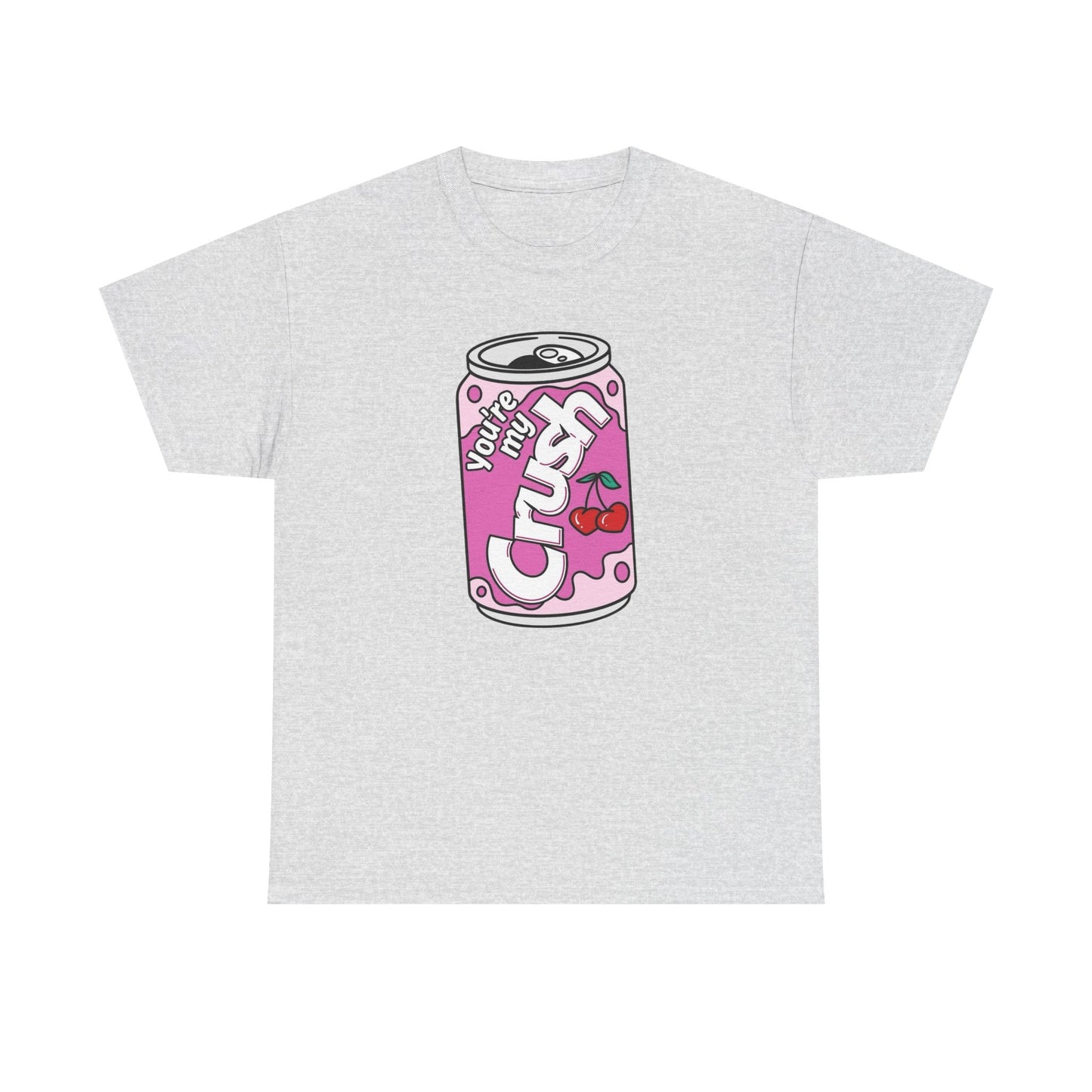Your My Crush Funny Soda Graphic T Shirt Men's Heavy Cotton Tee