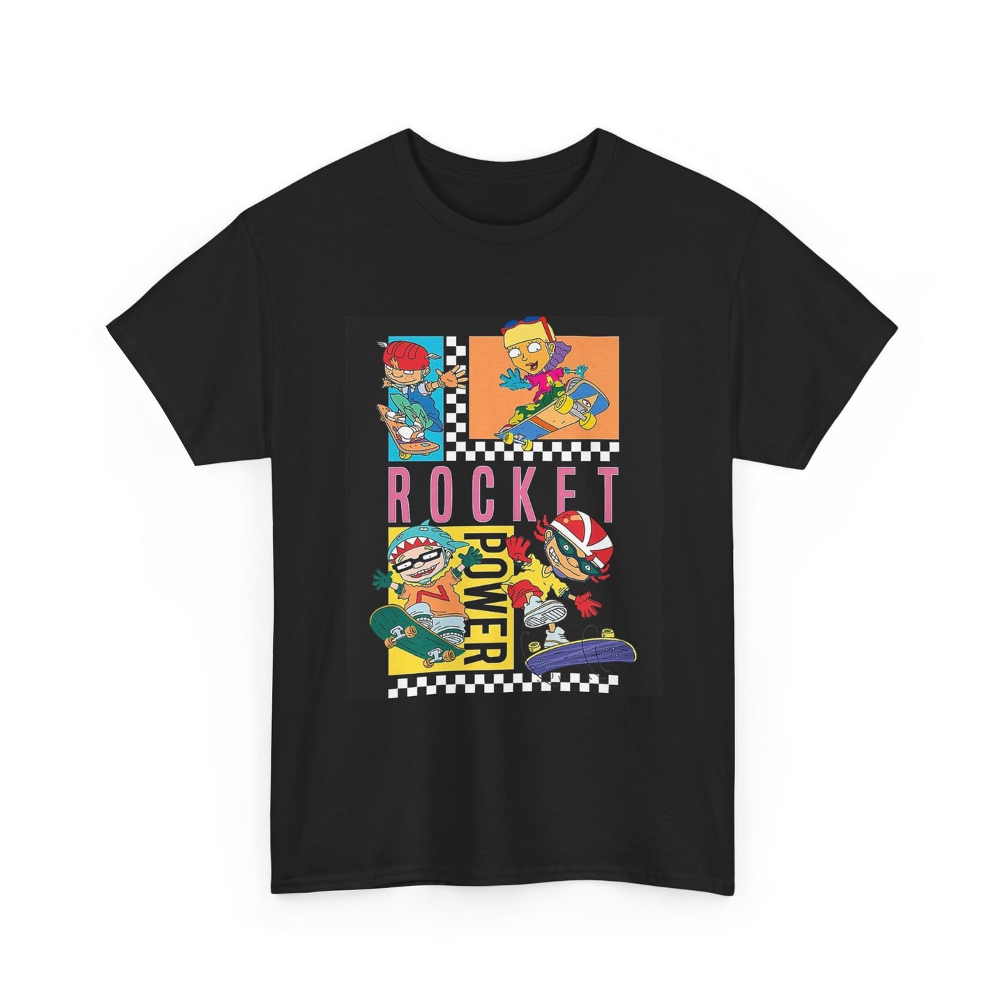 Rocket Power T shirt Retro 90's Cartoon Vintage Graphic Unisex Heavy Cotton Tee