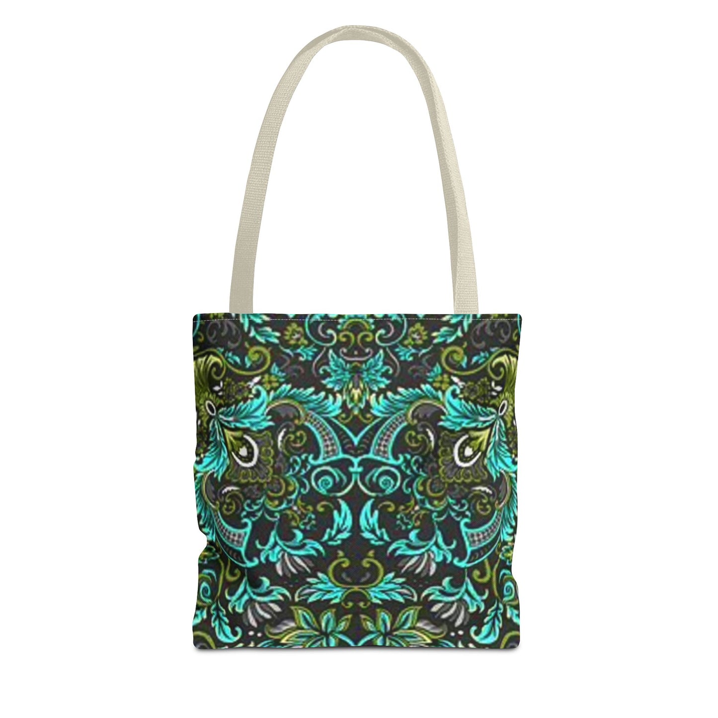 Multi Color BRAND NEW MODERN Black And Green Tote Bag (AOP)