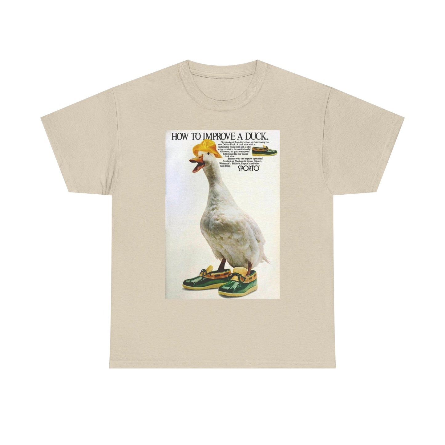 Duck vintage shirt funny bass pro fishing hunting Unisex Heavy Cotton Tee
