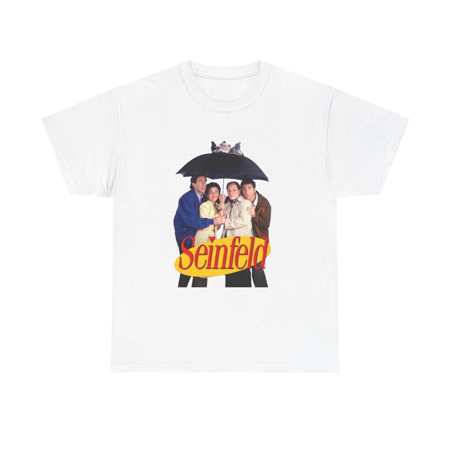 Seinfeld T-shirt vintage New York classic curb 90s Unisex Heavy Cotton Tee
