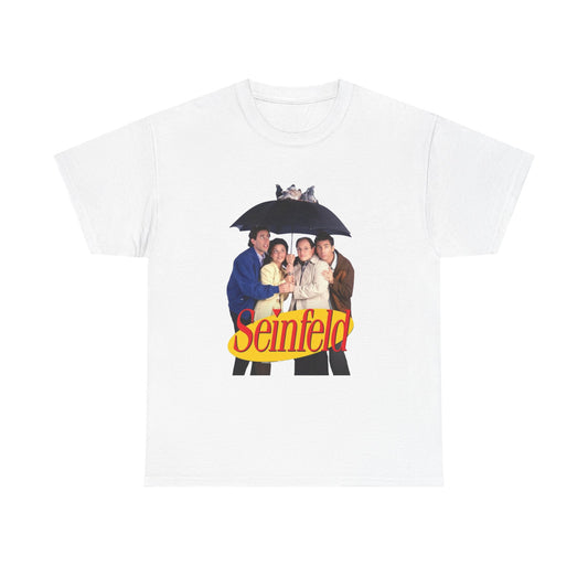 Seinfeld T-shirt vintage New York classic curb 90s Unisex Heavy Cotton Tee