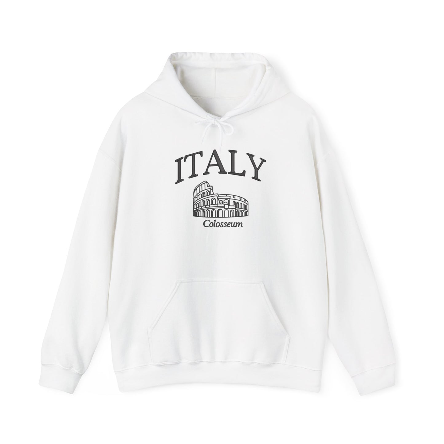 Italy Colosseum Graphic Hoodie Heavy Blend Sweatshirt NEW