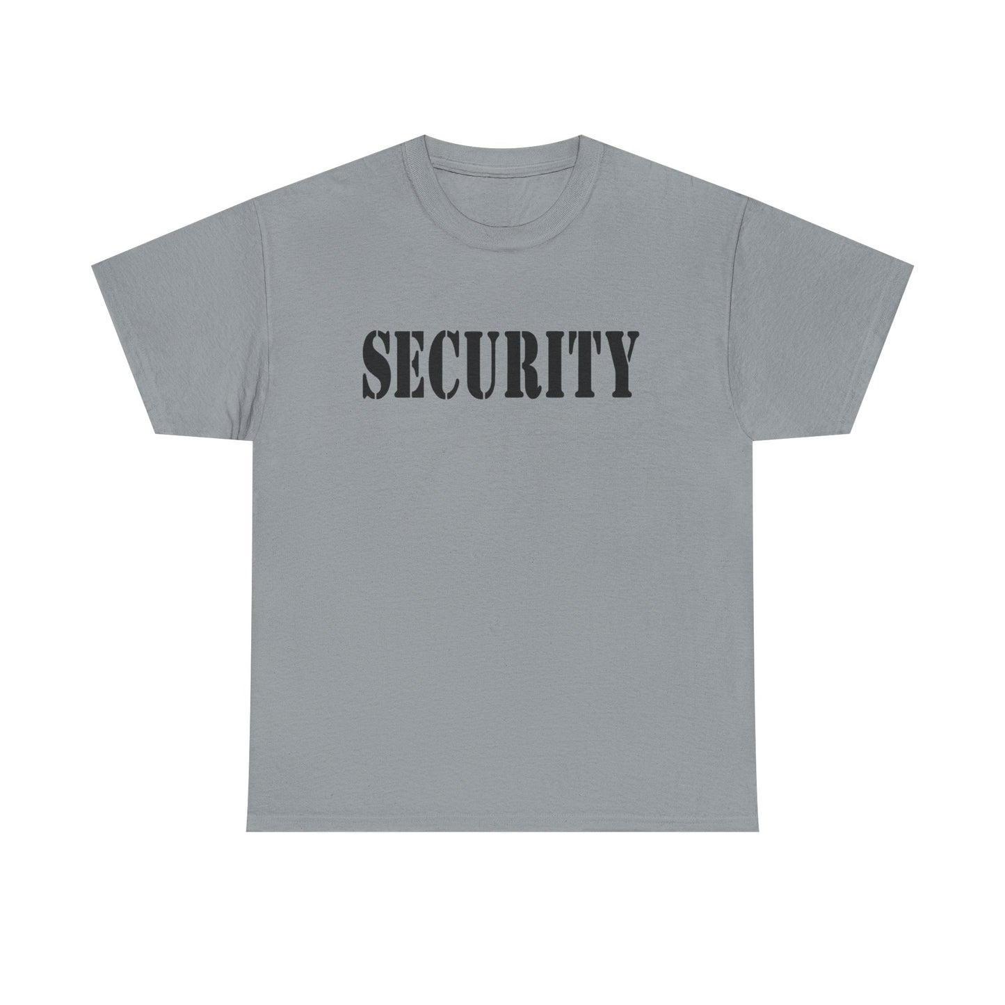 Security Graphic T Shirt Police Academy Uniform Funny Bar Unisex Heavy Cotton