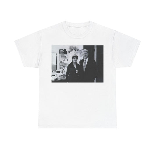 Bill Clinton Tshirt Funny White house retro comedy Monica Unisex Heavy Cotton
