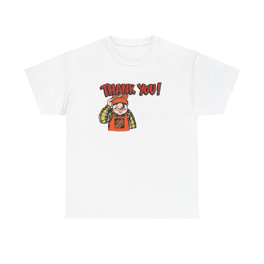 Home Depot Mascot Retro 90s T Shirt BRAND NEW Apparel Unisex Graphic Tee USA