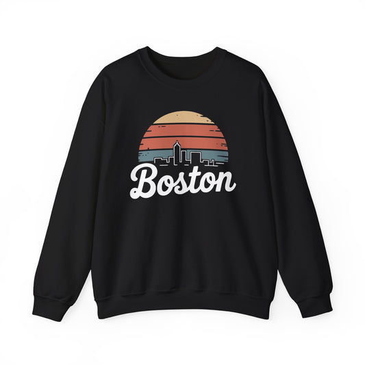 Boston Skyline Sweater NEW Unisex Heavy Blend™ Crewneck Sweatshirt