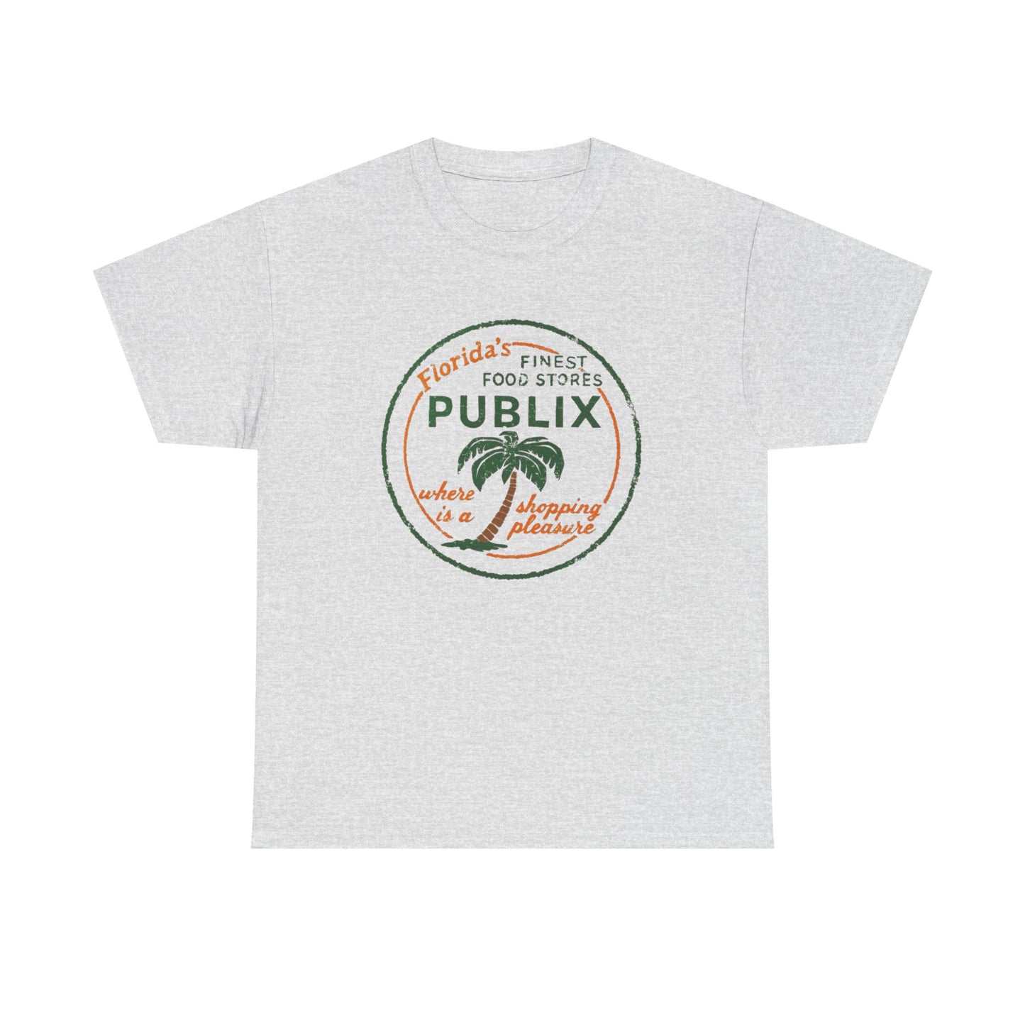 Publix Florida Vintage Graphic T Shirt NEW Unisex Heavy Cotton Tee