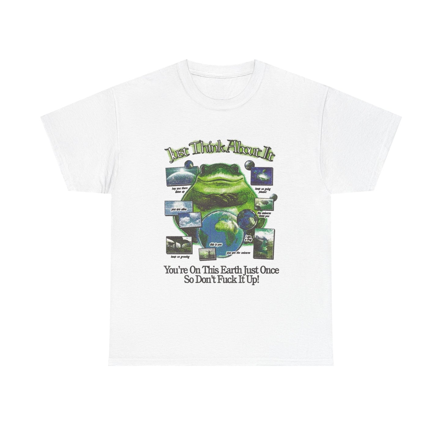 Live Your Life Graphic T Shirt Unisex Heavy Cotton Tee Gift Vintage