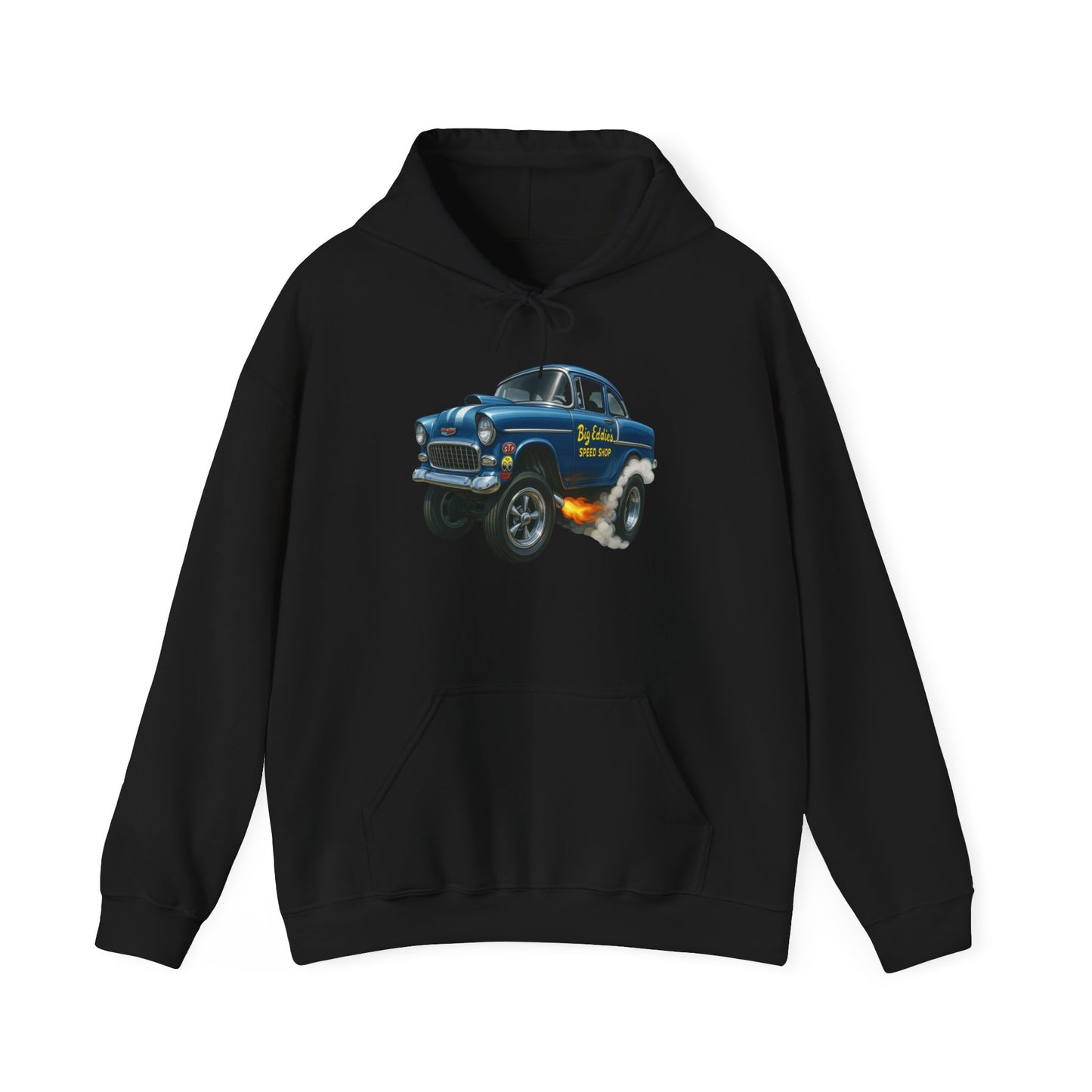 Chevrolet Hotrod Speed Shop 50's Graphic Hoodie NEW Heavy Hooded Sweatshirt