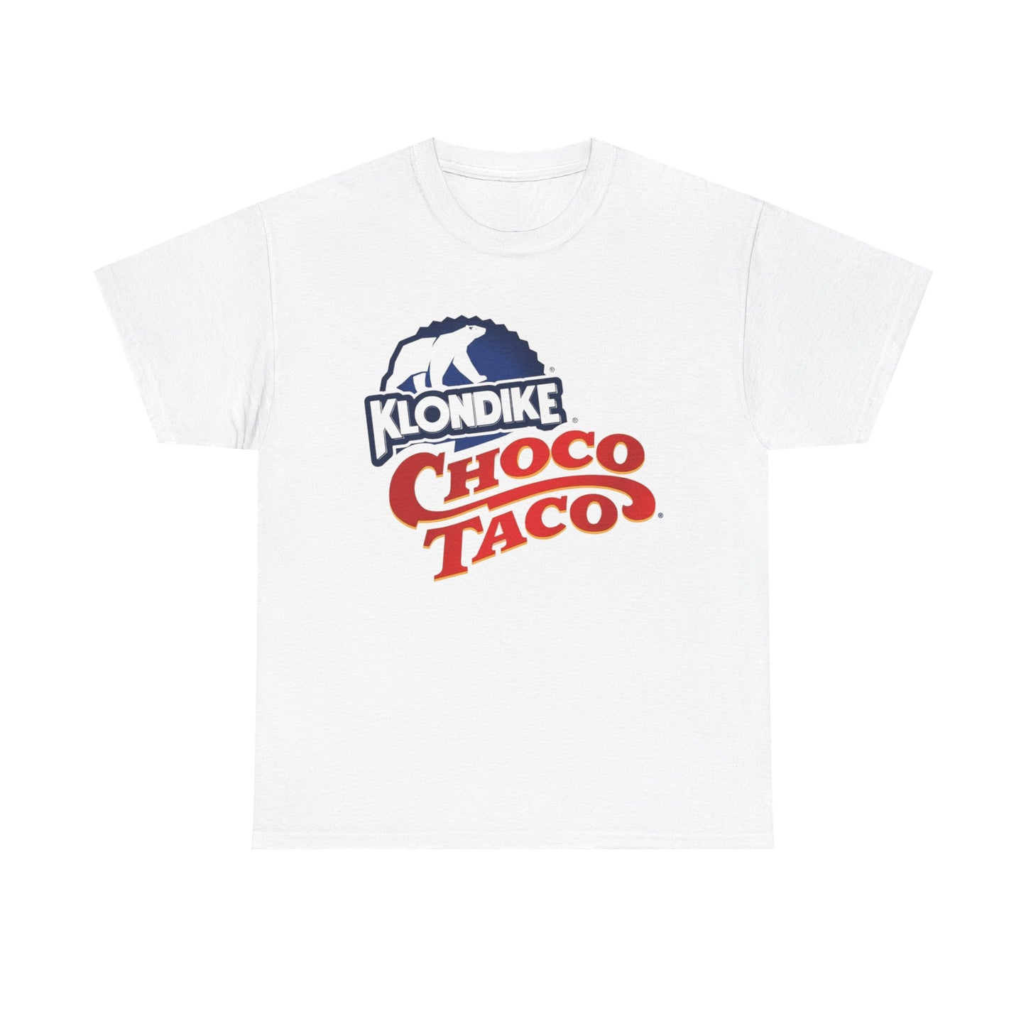 Klondike Shirt Choco Taco Funny Ice Cream Retro Nostalgic Unisex Heavy Cotton