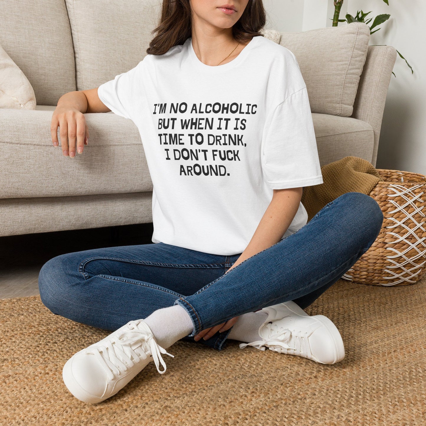 Im No Alcoholic Graphic T Shirt Funny Beer Liquor Gift Unisex Softstyle T-Shirt