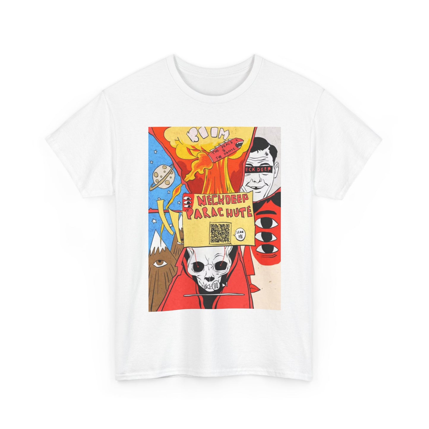 Neck Deep T-shirt UK punk rock world tour album Unisex Heavy Cotton Tee