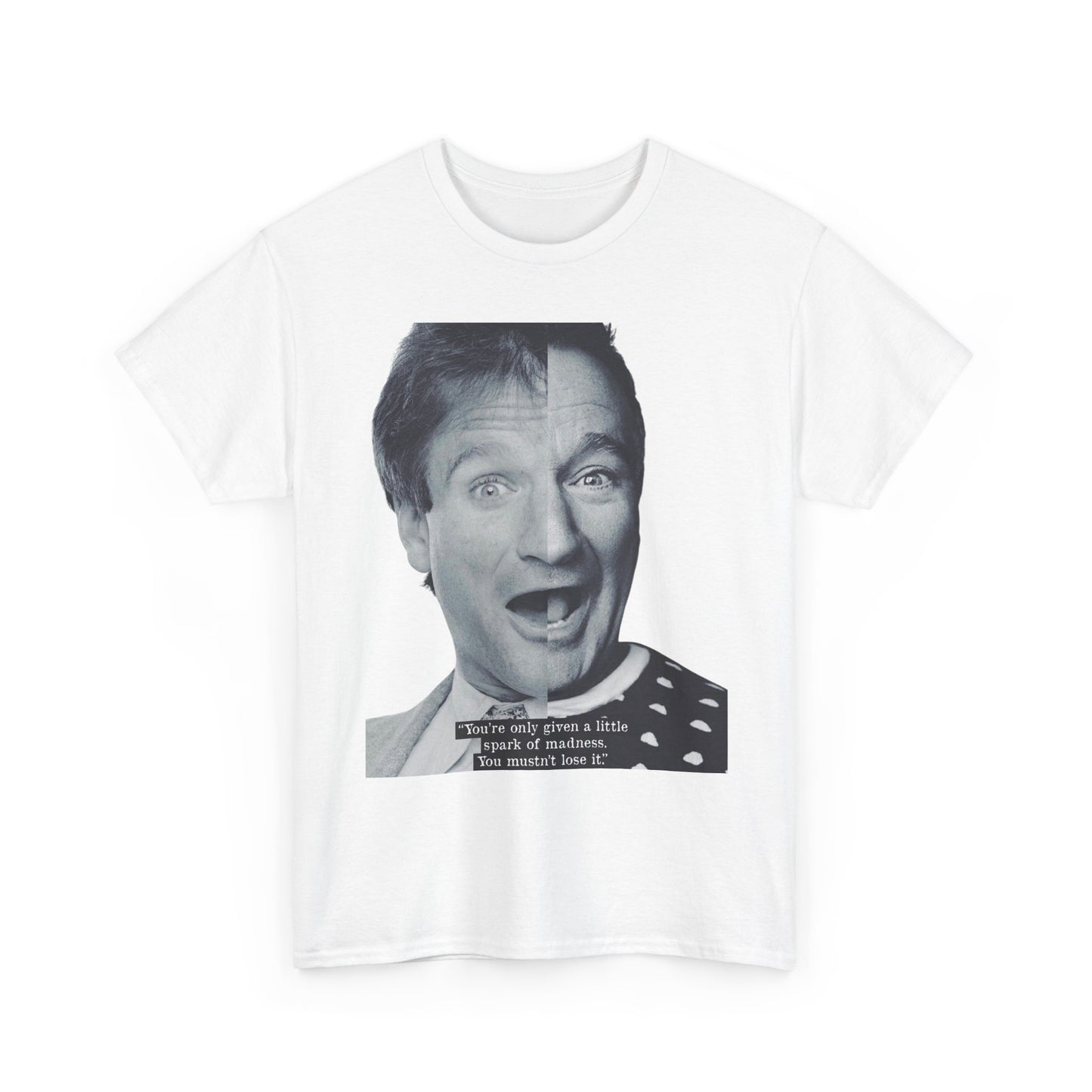 Vintage Robin Williams Comedy Graphic T Shirt Heavy Cotton Tee NEW ADULT UNISEX