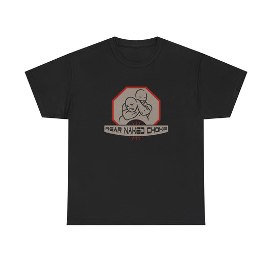MMA Rear Naked Choke Wrestling Graphic T Shirt NEW Unisex Heavy Cotton Tee
